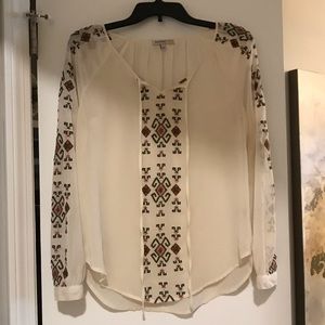 Blu Pepper Embroidered Blouse